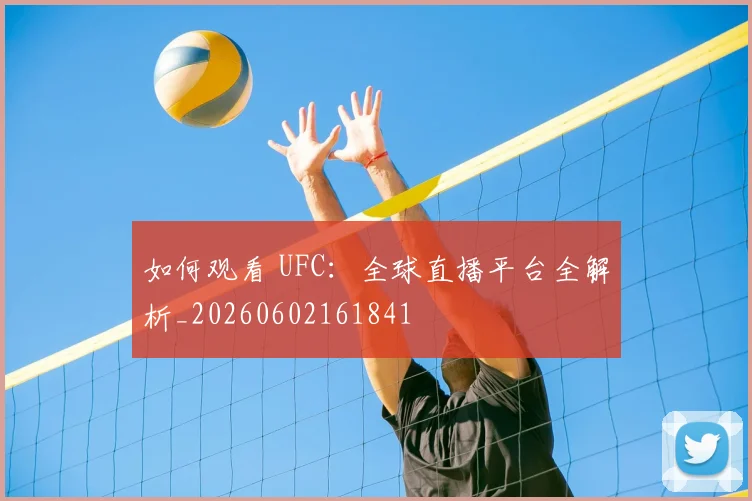 如何观看 UFC:全球直播平台全解析_20260602161841