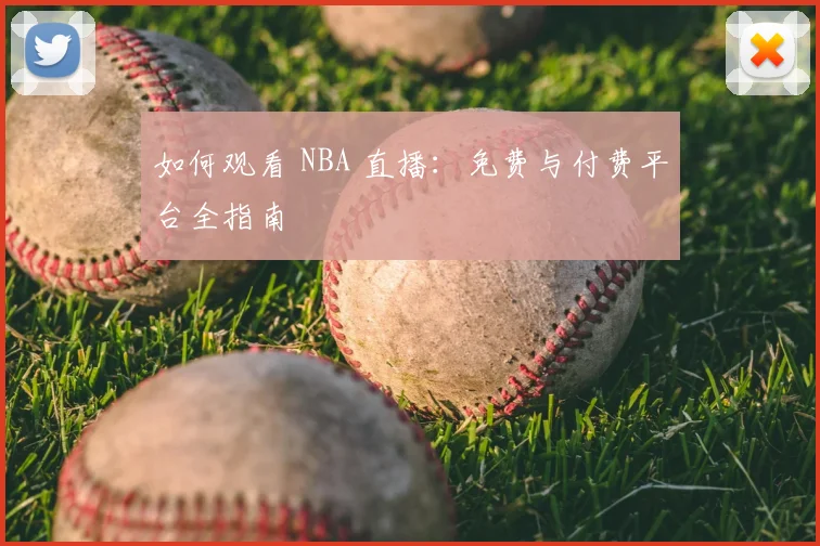 如何观看 NBA 直播：免费与付费平台全指南